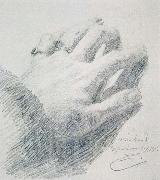 Anders Zorn min hand Sweden oil painting artist